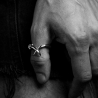 Unisex Silver Claw ring - Suinton High jewelry