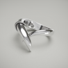 Unisex Silver Claw ring - Suinton High jewelry