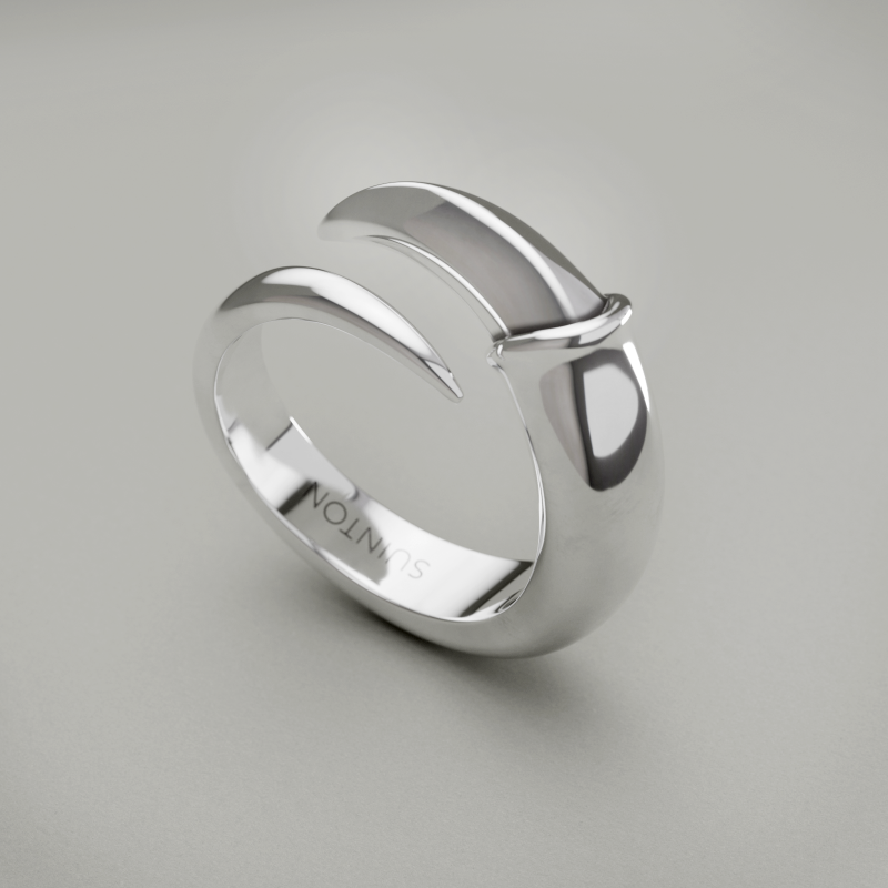 Unisex Silver Claw ring - Suinton High jewelry Unisex Silver Claw ring - Suinton High jewelry
