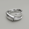 Unisex Silver Claw ring - Suinton High jewelry