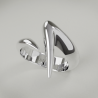 Unisex Silver Claw ring - Suinton High jewelry